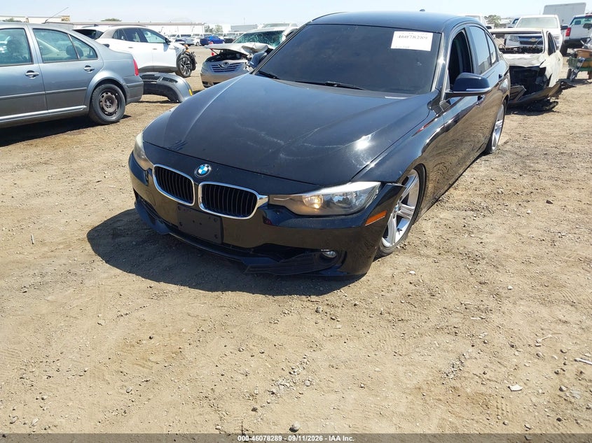 2015 BMW 3er VIN WBA3B1C56FK141296 IAAI salvage auction — LEFT FRONT, Salvage (California), sold $775 on 2026-10-06 (photo 6)