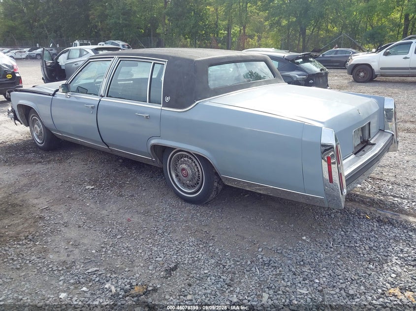 1988 Cadillac Brougham VIN 1G6DW51YXJ9717233 IAAI salvage auction — FRONT END, Mv-907A (New York), sold $0 on 2026-10-02 (photo 3)