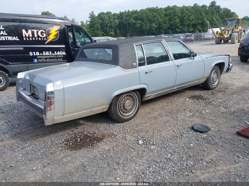 1988 Cadillac Brougham VIN 1G6DW51YXJ9717233 IAAI salvage auction — FRONT END, Mv-907A (New York), sold $0 on 2026-10-02 (photo 4)