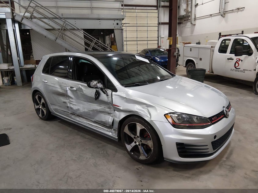 2015 Volkswagen Golf gti VIN 3VW5T7AUXFM063911 IAAI salvage auction — SIDE, Salvage (Idaho), sold $2,200 on 2026-10-07 (photo 1)