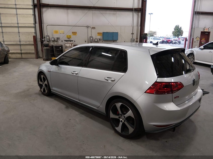 2015 Volkswagen Golf gti VIN 3VW5T7AUXFM063911 IAAI salvage auction — SIDE, Salvage (Idaho), sold $2,200 on 2026-10-07 (photo 3)