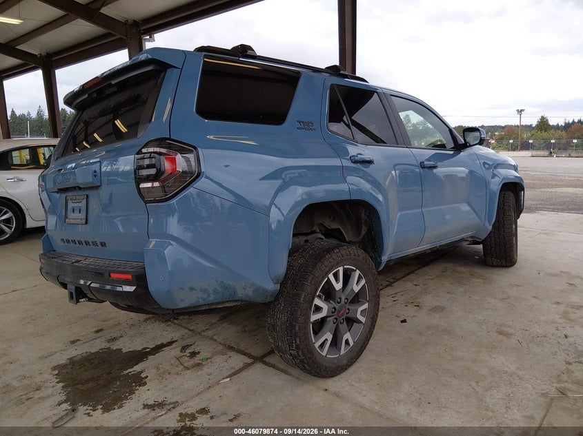 2025 Toyota 4runner VIN JTEVA5BR7S5067269 IAAI salvage auction — LEFT FRONT, Bill Of Sale (Washington), sold $33,250 on 2026-09-28 (photo 4)