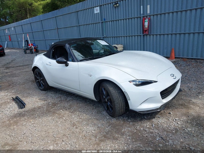 2021 Mazda VIN JM1NDAC76M0455336 IAAI salvage auction — WATER/FLOOD, Salvage Title, sold $9,700 on 2026-10-03 (photo 1)