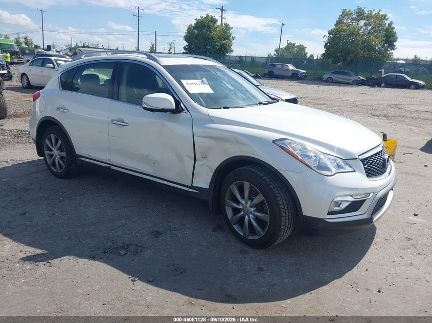 2017 Infiniti Qx50 VIN JN1BJ0RR8HM416280 IAAI salvage auction — SIDE, Salvage (Pennsylvania), sold $1,950 on 2026-09-17 (photo 1)