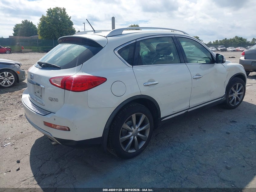 2017 Infiniti Qx50 VIN JN1BJ0RR8HM416280 IAAI salvage auction — SIDE, Salvage (Pennsylvania), sold $1,950 on 2026-09-17 (photo 4)
