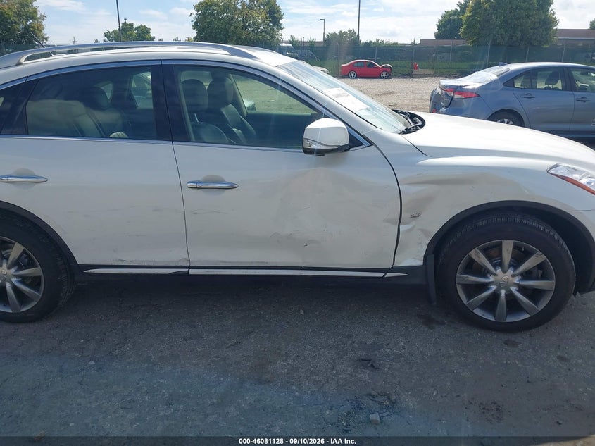 2017 Infiniti Qx50 VIN JN1BJ0RR8HM416280 IAAI salvage auction — SIDE, Salvage (Pennsylvania), sold $1,950 on 2026-09-17 (photo 6)