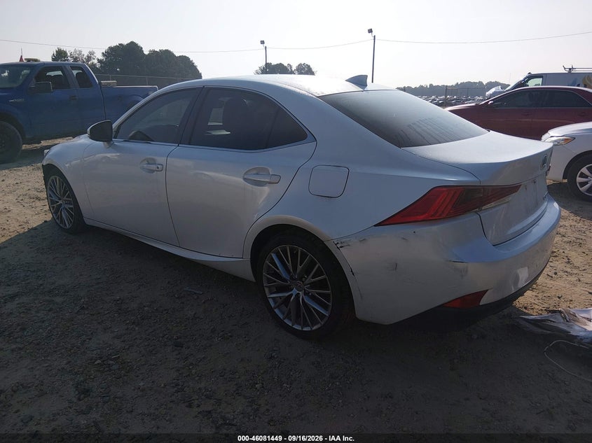 2017 Lexus Is VIN JTHBA1D23H5043879 IAAI salvage auction — LEFT FRONT, Salvage (Georgia), sold $7,050 on 2026-10-15 (photo 3)