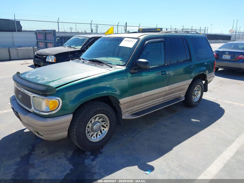 2000 Mercury Mountaineer VIN 4M2ZU76E1YUJ11405 IAAI salvage auction — NORMAL WEAR, Clear - Dealer Only (California), sold $375 on 2026-09-16 (photo 2)