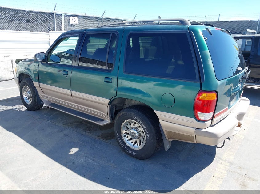 2000 Mercury Mountaineer VIN 4M2ZU76E1YUJ11405 IAAI salvage auction — NORMAL WEAR, Clear - Dealer Only (California), sold $375 on 2026-09-16 (photo 3)