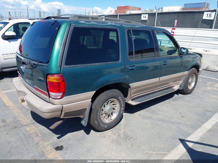 2000 Mercury Mountaineer VIN 4M2ZU76E1YUJ11405 IAAI salvage auction — NORMAL WEAR, Clear - Dealer Only (California), sold $375 on 2026-09-16 (photo 4)