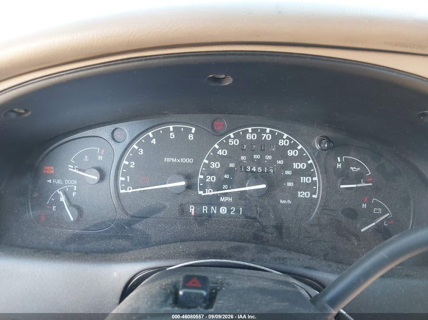 2000 Mercury Mountaineer VIN 4M2ZU76E1YUJ11405 IAAI salvage auction — NORMAL WEAR, Clear - Dealer Only (California), sold $375 on 2026-09-16 (photo 7)