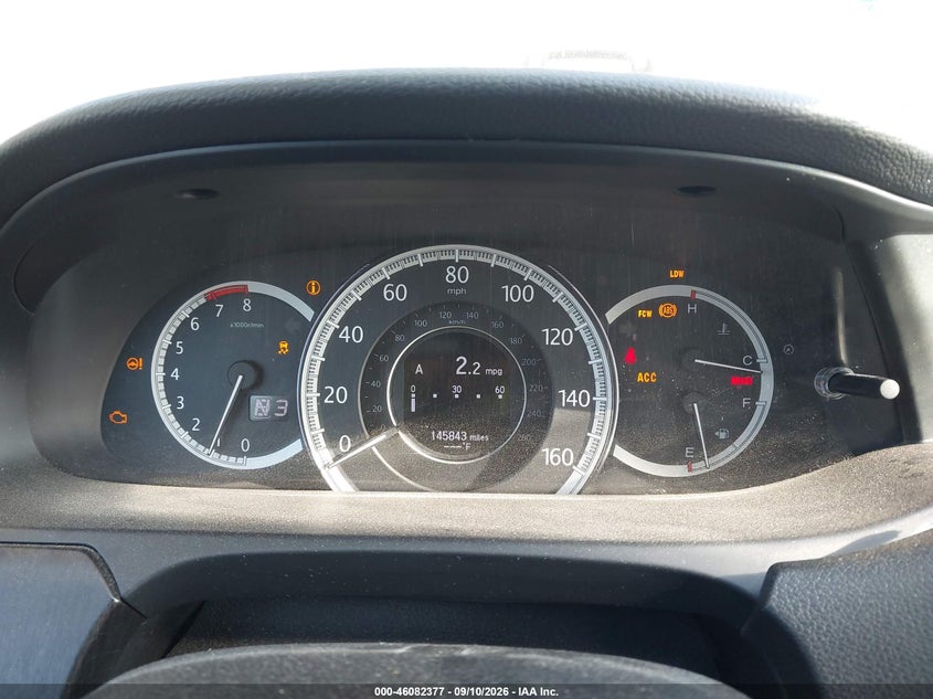 2014 Honda Accord VIN 1HGCR3F91EA037796 IAAI salvage auction — FRONT END, Original (Texas), sold $4,500 on 2026-09-22 (photo 7)