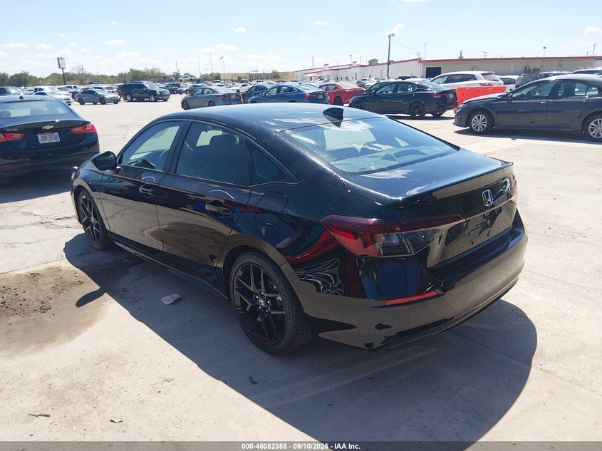 2026 Honda Civic VIN 2HGFE2F53TH604329 IAAI salvage auction — NORMAL WEAR, Enterprise Vehicles Clear Only (Texas), sold $22,400 on 2026-09-14 (photo 3)