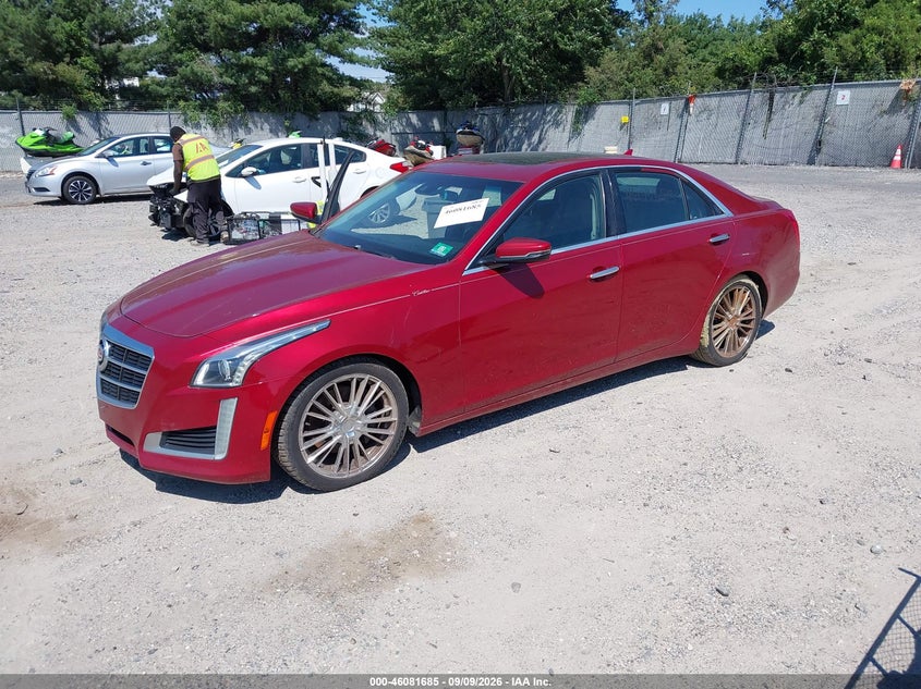 2014 Cadillac Cts VIN 1G6AR5SXXE0186688 IAAI salvage auction — NORMAL WEAR, Clear (New Jersey), sold $0 on 2026-10-10 (photo 2)