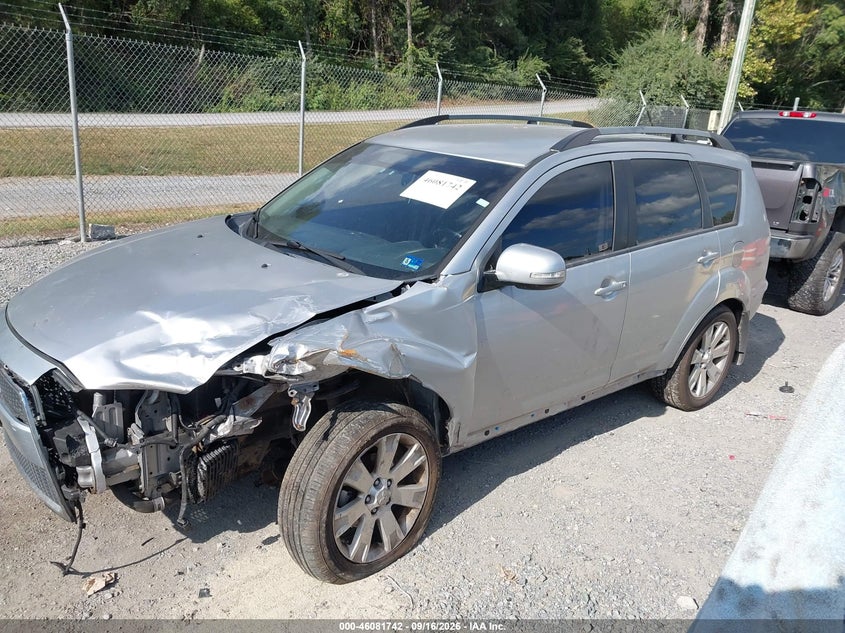 2012 Mitsubishi Outlander VIN JA4JT3AW4CU004303 IAAI salvage auction — FRONT END, Clear (Virginia), sold $25 on 2026-10-03 (photo 2)