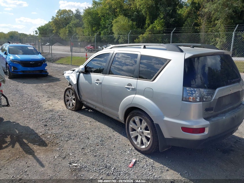 2012 Mitsubishi Outlander VIN JA4JT3AW4CU004303 IAAI salvage auction — FRONT END, Clear (Virginia), sold $25 on 2026-10-03 (photo 3)