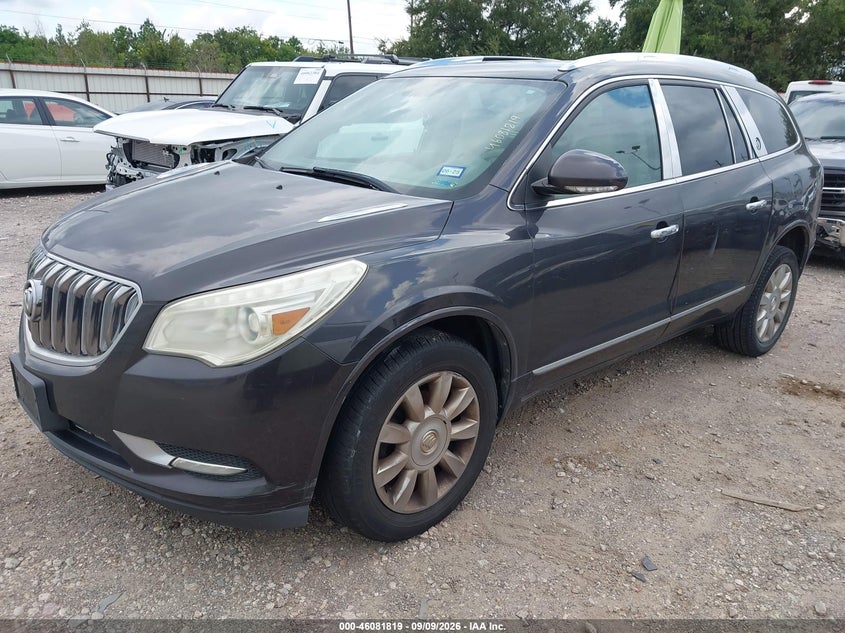 2014 Buick Enclave VIN 5GAKRBKD7EJ242751 IAAI salvage auction — NORMAL WEAR, Clear (Rhode Island), sold $725 on 2026-10-01 (photo 2)