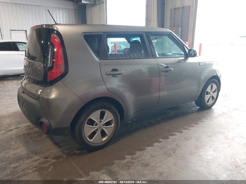 2016 Kia Soul VIN KNDJN2A25G7392072 IAAI salvage auction — NORMAL WEAR, Salvage Title, sold $1,150 on 2026-10-06 (photo 4)