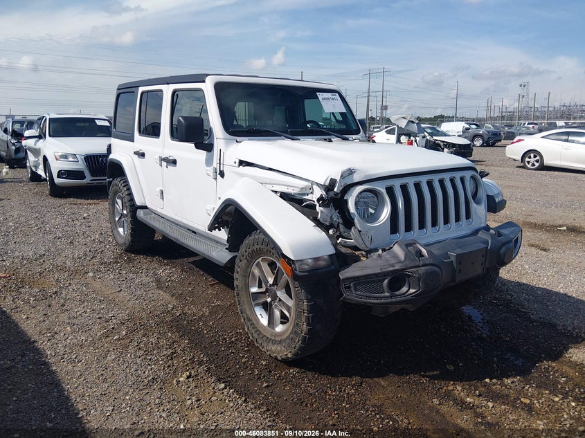 2019 Jeep Wrangler / VIN 1C4HJXEN4KW595593 — IAAI salvage auction photo