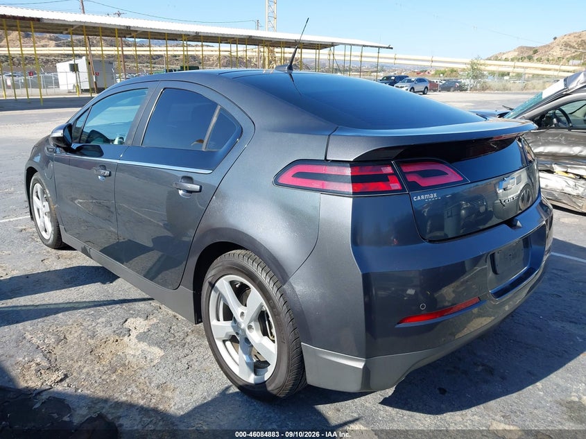 2013 Chevrolet Volt VIN 1G1RE6E41DU145367 IAAI salvage auction — REAR END, Clear - Dealer Only (California), sold $1,025 on 2026-09-14 (photo 3)