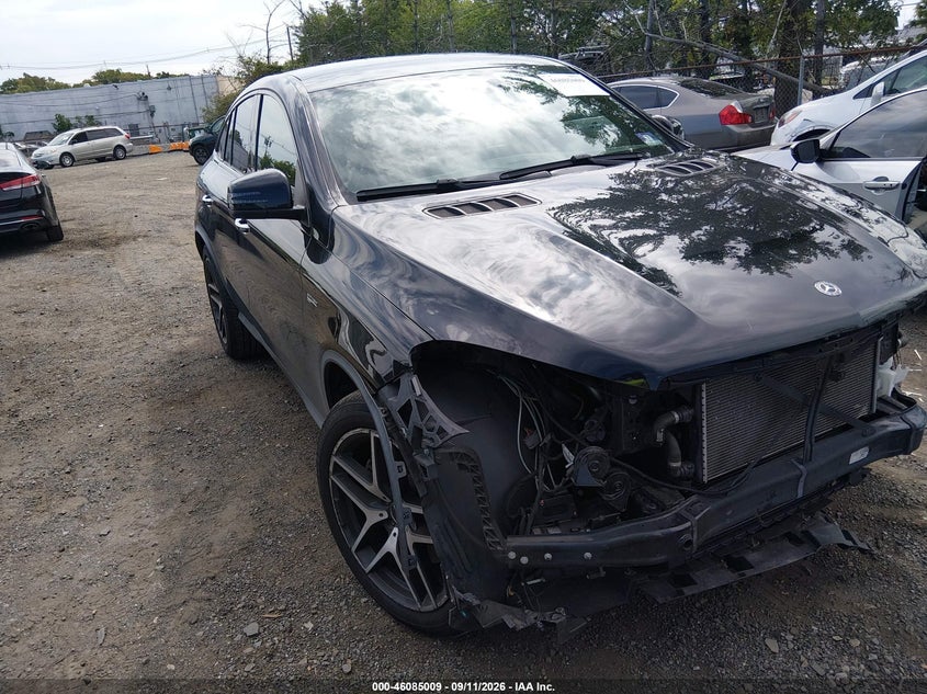 2017 Mercedes-benz Amg gle coupe VIN 4JGED6EBXHA080173 — IAAI salvage auction photo