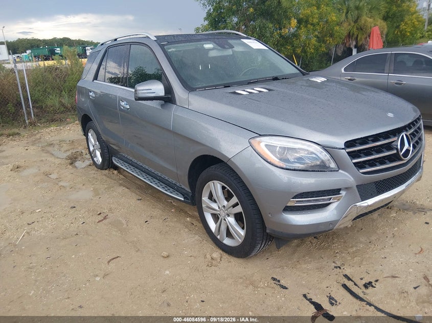 2014 Mercedes-benz M-klasse VIN 4JGDA5HB4EA301076 IAAI salvage auction — FRONT END, Clear (Florida), sold $9,650 on 2026-09-29 (photo 1)