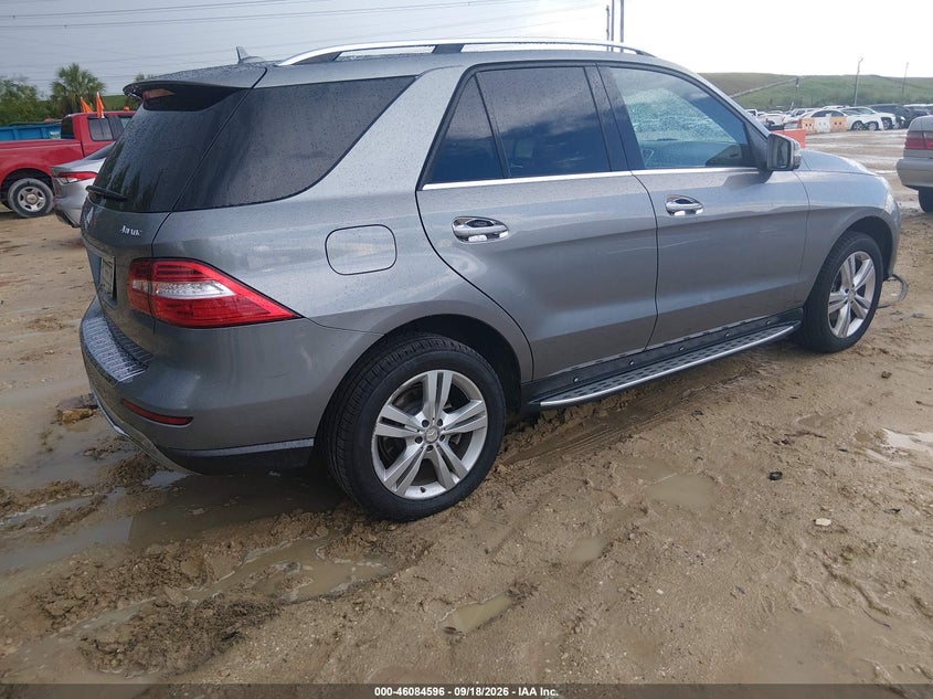 2014 Mercedes-benz M-klasse VIN 4JGDA5HB4EA301076 IAAI salvage auction — FRONT END, Clear (Florida), sold $9,650 on 2026-09-29 (photo 4)