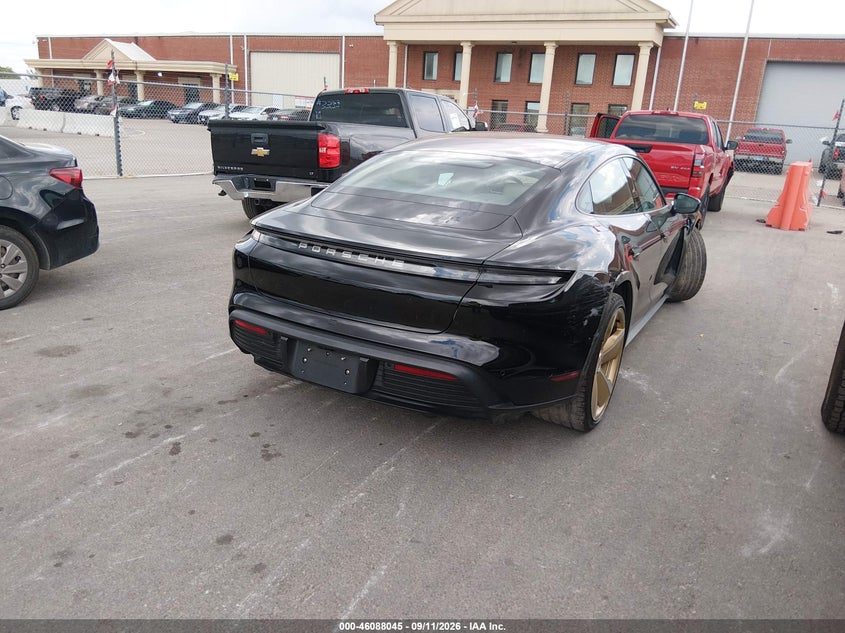 2022 Porsche Taycan VIN WP0AA2Y14NSA15187 IAAI salvage auction — LEFT & RIGHT, Salvage (California), sold $19,800 on 2026-09-16 (photo 4)