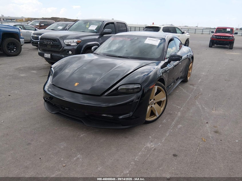 2022 Porsche Taycan VIN WP0AA2Y14NSA15187 IAAI salvage auction — LEFT & RIGHT, Salvage (California), sold $19,800 on 2026-09-16 (photo 6)