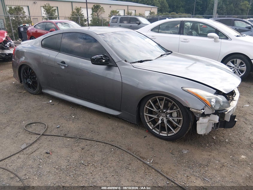 2013 Infiniti VIN JN1CV6EK2DM922217 IAAI salvage auction — FRONT END, Wait Title, sold $2,700 on 2026-09-27 (photo 1)