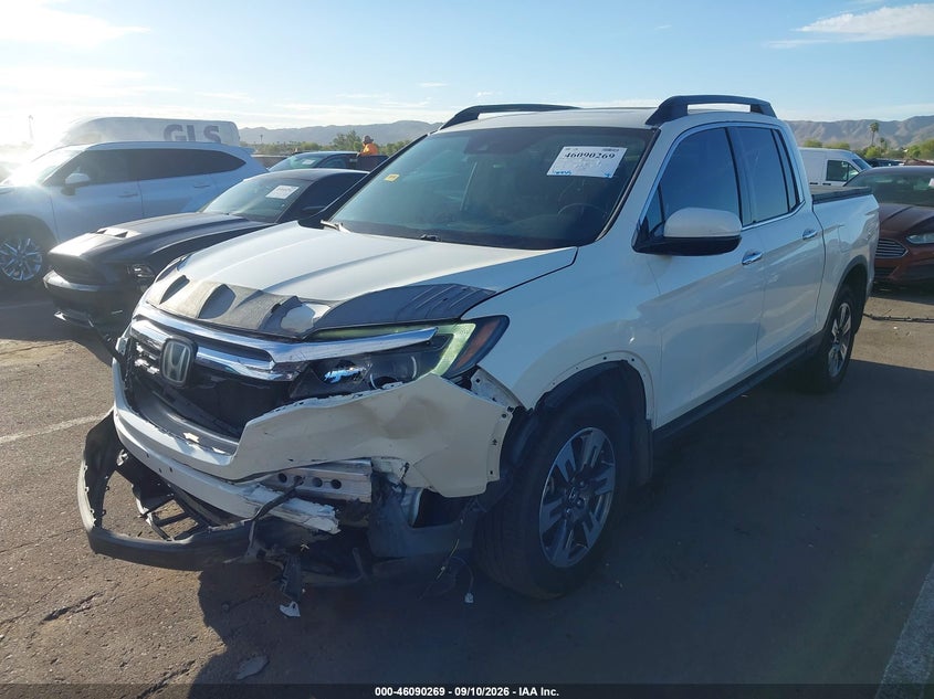 2019 Honda Ridgeline VIN 5FPYK3F73KB002940 IAAI salvage auction — LEFT FRONT, Wait Title, sold $7,000 on 2026-10-10 (photo 2)