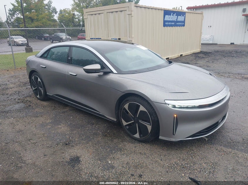 2023 Lucid Air VIN 50EA1TEA6PA004896 IAAI salvage auction — REAR END, Salvage (Virginia), sold $18,400 on 2026-10-16 (photo 1)