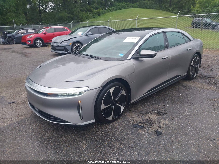 2023 Lucid Air VIN 50EA1TEA6PA004896 IAAI salvage auction — REAR END, Salvage (Virginia), sold $18,400 on 2026-10-16 (photo 2)