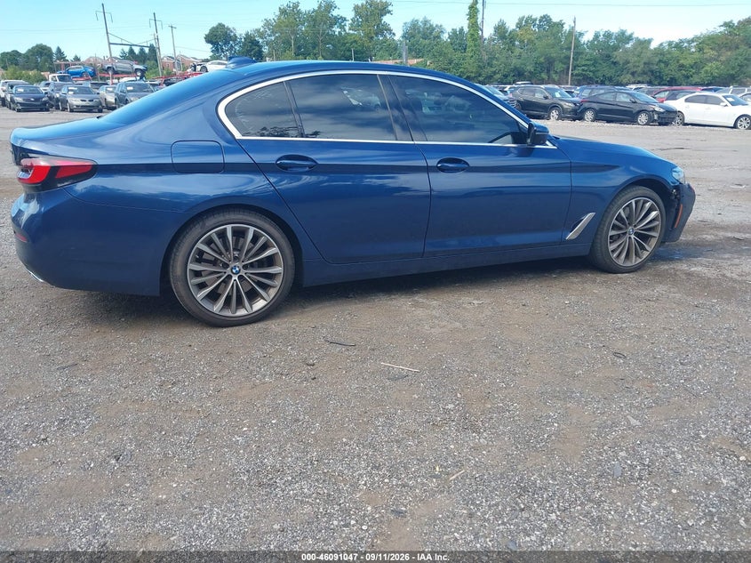 2021 BMW 5er VIN WBA73BJ0XMCF34613 IAAI salvage auction — FRONT END, Wait Title, sold $19,950 on 2026-10-16 (photo 4)
