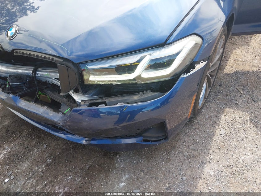 2021 BMW 5er VIN WBA73BJ0XMCF34613 IAAI salvage auction — FRONT END, Wait Title, sold $19,950 on 2026-10-16 (photo 6)