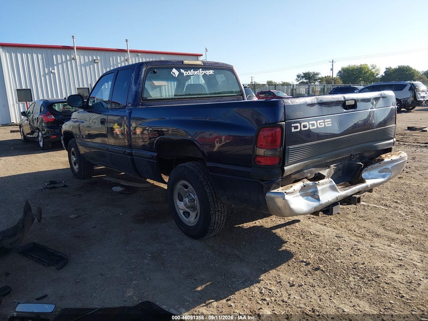 1998 Dodge Ram 1500 VIN 3B7HC13Y8WG218855 IAAI salvage auction — REAR END, Salvage (Kansas), sold $700 on 2026-10-16 (photo 3)