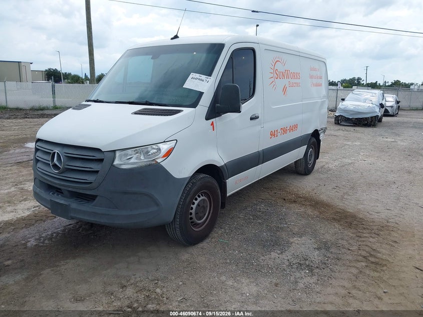 2020 Mercedes-benz Sprinter VIN W1Y4EBHY4LT032862 IAAI salvage auction — REAR END, Rebuildable (Florida), sold $10,450 on 2026-10-06 (photo 2)