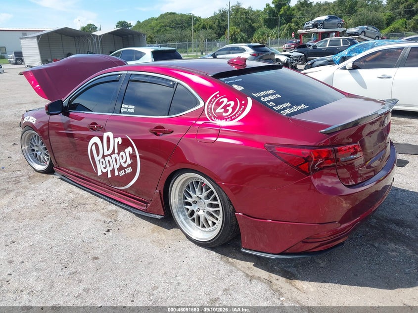 2016 Acura Tlx VIN 19UUB2F30GA011563 IAAI salvage auction — FRONT END, Wait Title, sold $1,050 on 2026-10-09 (photo 3)