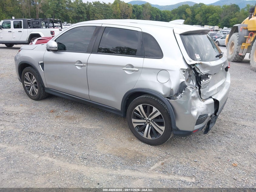 2020 Mitsubishi Outlander VIN JA4AR3AUXLU009552 IAAI salvage auction — FRONT & REAR, Wait Title, sold $0 on 2026-10-12 (photo 3)