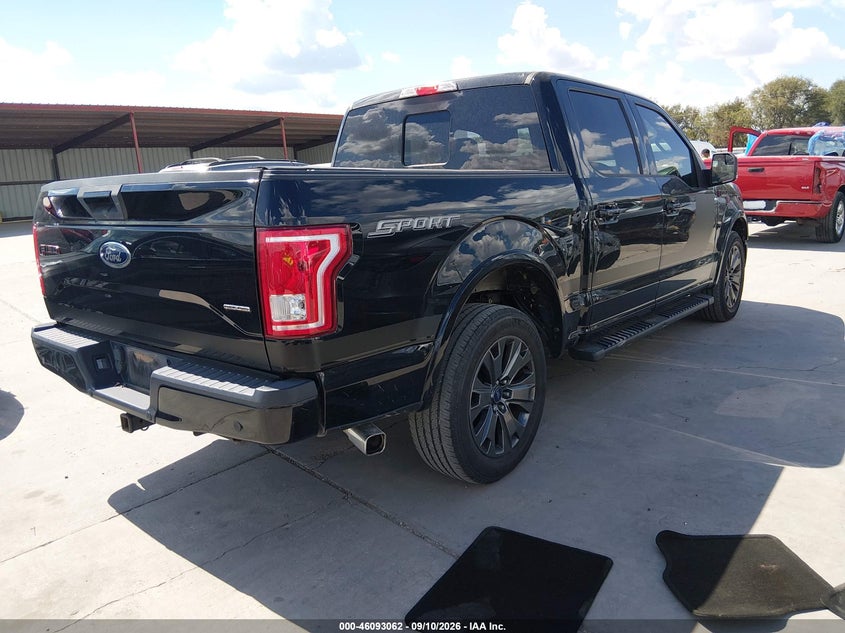 2016 Ford F-150 VIN 1FTEW1CF8GFA71643 IAAI salvage auction — SIDE, Original (Texas), sold $5,600 on 2026-10-21 (photo 4)