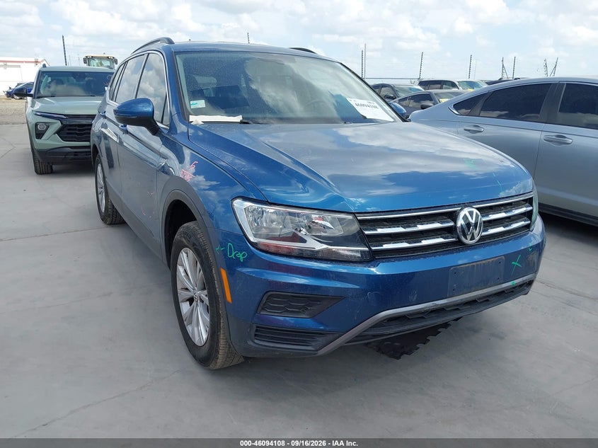 2019 Volkswagen Tiguan VIN 3VV2B7AX2KM106555 IAAI salvage auction — LEFT REAR, Salvage (Texas), sold $25 on 2026-10-02 (photo 1)