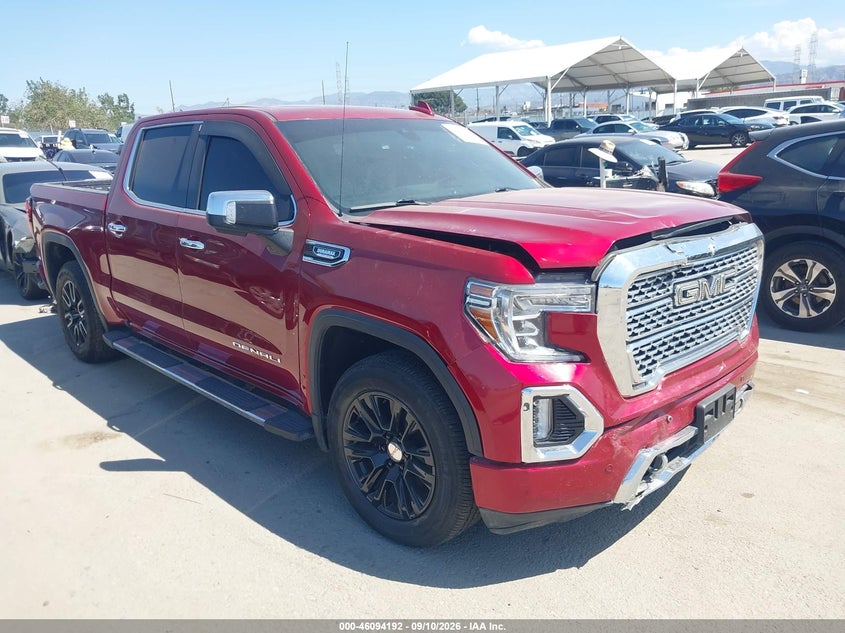 2022 Gmc SIERRA VIN 3GTU9FET3NG216554 IAAI salvage auction — FRONT & REAR, Wait Title, sold $19,150 on 2026-10-07 (photo 1)