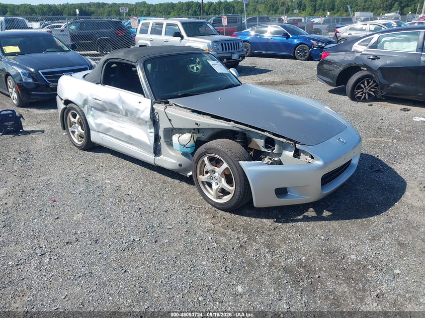 2002 Honda S2000 VIN JHMAP11462T008188 — IAAI salvage auction photo