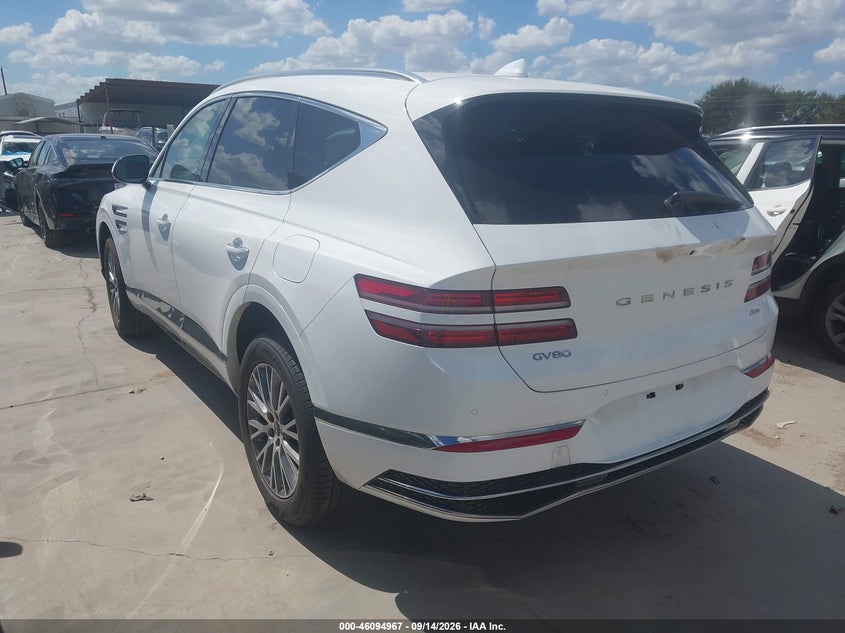2026 Genesis Gv80 VIN KMUHFESB8TU348815 IAAI salvage auction — ENGINE DAMAGE, Enterprise Vehicles Clear Only (Texas), sold $31,000 on 2026-09-15 (photo 3)