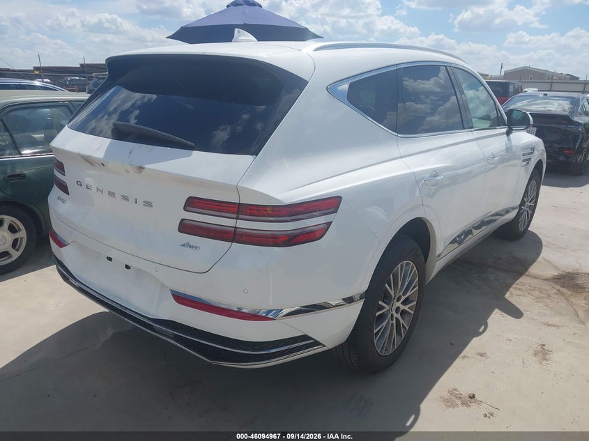 2026 Genesis Gv80 VIN KMUHFESB8TU348815 IAAI salvage auction — ENGINE DAMAGE, Enterprise Vehicles Clear Only (Texas), sold $31,000 on 2026-09-15 (photo 4)