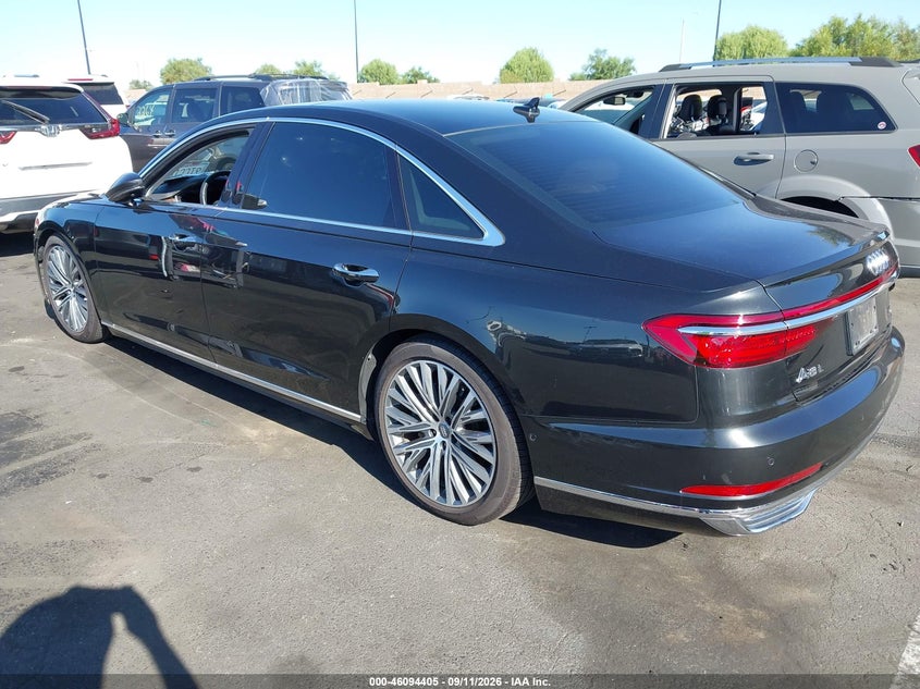 2019 Audi A8 VIN WAU8DAF86KN011887 IAAI salvage auction — MECHANICAL, Wait Title, sold $9,000 on 2026-09-25 (photo 3)