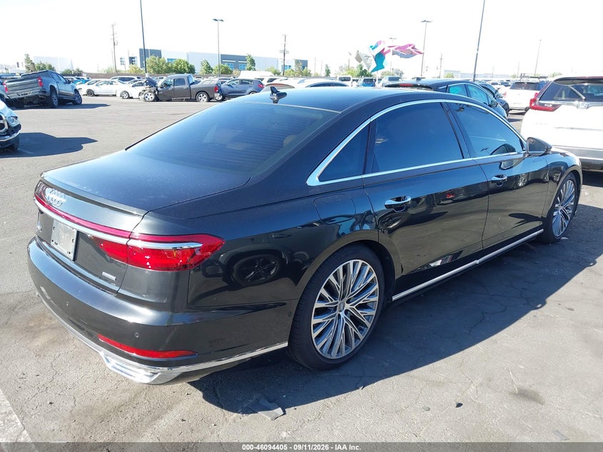 2019 Audi A8 VIN WAU8DAF86KN011887 IAAI salvage auction — MECHANICAL, Wait Title, sold $9,000 on 2026-09-25 (photo 4)
