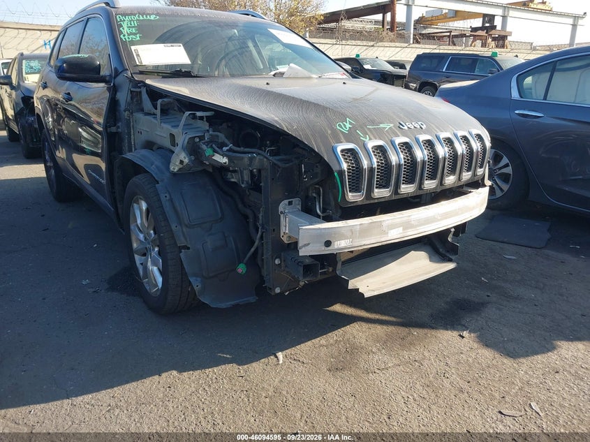 2017 Jeep Cherokee VIN 1C4PJLDB2HW523201 IAAI salvage auction — FRONT END, Salvage Title, sold $1,250 on 2026-10-10 (photo 6)