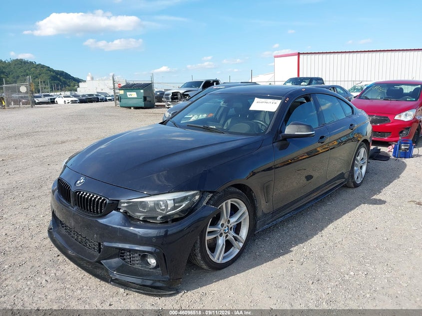 2019 BMW 4er VIN WBA4J3C5XKBL05985 IAAI salvage auction — REAR END, Wait Title, sold $8,600 on 2026-10-09 (photo 2)