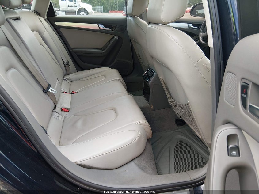 2009 Audi A4 VIN WAUGF78K19A190813 IAAI salvage auction — NORMAL WEAR, Salvage (Texas), sold $425 on 2026-10-08 (photo 8)
